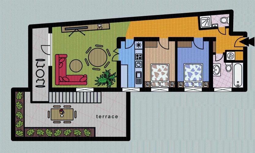 Krakovska Terraces Apartment *